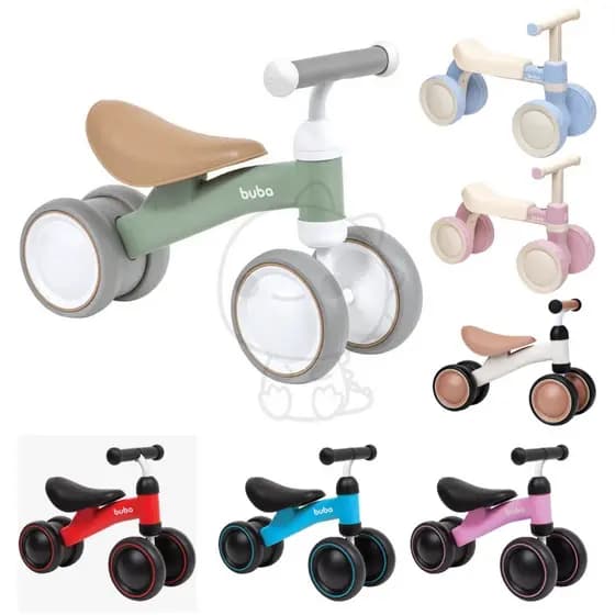 Bicicleta De Equilibrio Buba 4 Rodas infantil Bicicleta para bebê criança