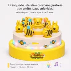 Jogo Caça Abelhinhas Som Base Giratória Abelhinhas Caça Abelhinhas Jogo Interativo