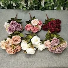 Buque artificial de rosas para decorações RS709