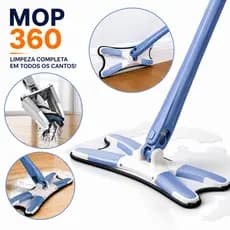 Rodo Mop Twist Giratório Lava E Seca Com Extrusão Microfibra Multiuso Limpeza de Piso Cozinha Limpa 8741