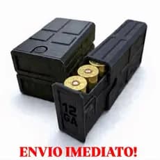 🔒 Porta Munição 12GA / 20GA Tático3D  5 Cartuchos| Compacto, Resistente e Seguro! porta cartuchos calibre12