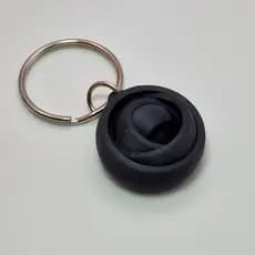 Chaveiro Giratória Preto