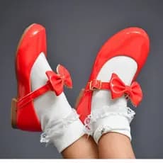 Sapatilha Infantil De Menina Milu Fashion Com Laço 16 ao 34