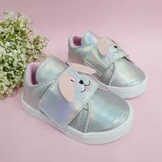 Tênis Menina Infantil Gatinho Estiloso Feminino