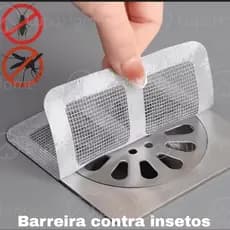 10/20/30  Protetor filtro de Ralo Adesivo Anti Barata Inseto Cabelo casa banheiro