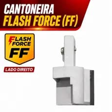 Cantoneira Lado Direito Capota Marítima Flash Force FF Original Alumínio Peça Avulsa