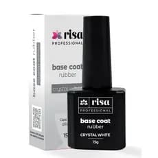 Base Coat (capa base) pigmentada com cor ( Crystal / Nude / Pink) Risa 15g