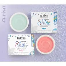 Gel Construtor Mousse Shine com brilho SEM HEMA LED/UV Risa 30g
