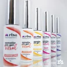 Esmalte Vitral em gel UV Risa 8g