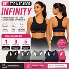 1,3 ou 5 Tops Nadador Algodão Conforto Para O Dia A Dia E Academia
