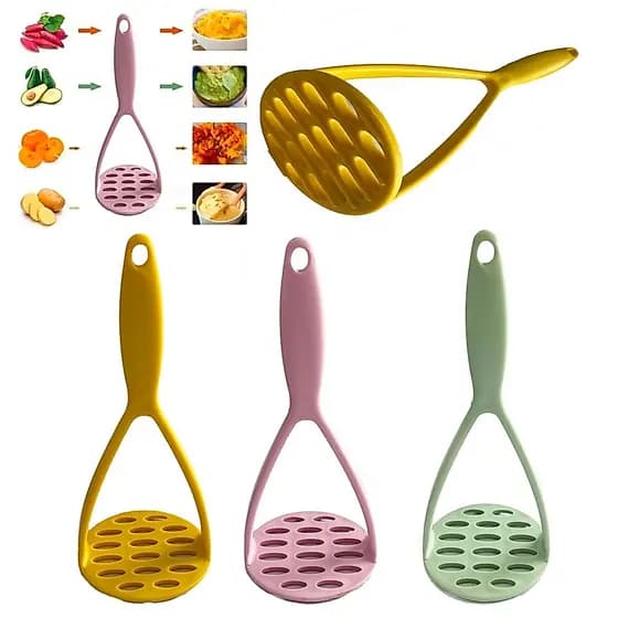 Amassador Espremedor Batata Feijão Legumes Purê De Batata Utensilio Plástico reforçado