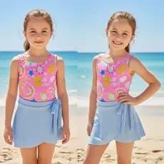 Saia Envelope Infantil Saída De Praia Menina