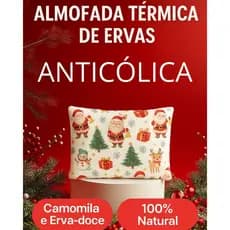 Almofada ANTICÓLICAS NATAL -  Bolsa Térmica CÓLICA - Bolsa de sementes - Récem Nascido - Natural