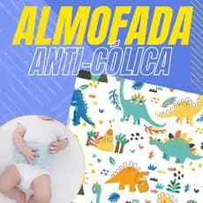 Almofada ANTICÓLICA - Bolsa Térmica de Ervas Sementes para bebê - DINOSSAUROS