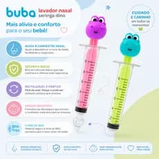 Lavador Nasal Buba Seringa Dino – Alívio Rápido
