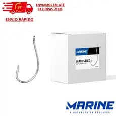 Anzol Maruseigo Nickel Marine Sports Aço Carbono - Caixa com 100 ou 50 unidades