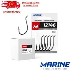 Anzol 12146 Marine Sports | Black Nickel - Cartela