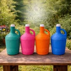 Garrafão de Água 5 Litros Com Alça Plástico Reforçado Jardinagem Água Benta
