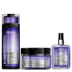 Truss Blond Revolution Kit Shampoo Máscara e Finalizador Capilar 100ml
