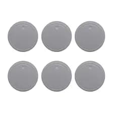 Kit Botão De Fogão Branco 6 Peças Fogão Mueller 5 Bocas + Forno Fratello Vetro Moderatto G6 MFI5BB MFI5BA
