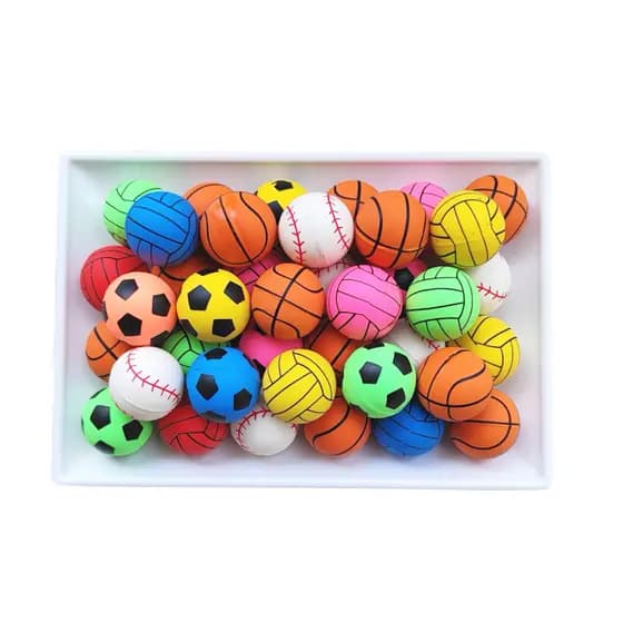 Bolinha Pula Pula 32mm Sports Vending Machine - Futebol, Basquete, Volei - 100, 250 e 500 Unidades