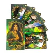 O Legitimo Baralho Tarot da Cigana Esmeralda 36 Cartas Plastificadas com Manual em Portugues