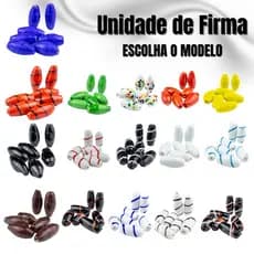 Unidade Firma em Murano Azeitona 35mm Guias – Escolha a Cor e Quantidade Umbanda Candomblé