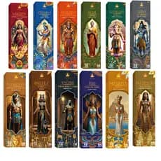 Incenso Linha Egípcia e Hindus 0% Carvão M C/10 Varetas