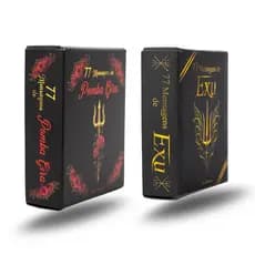 Kit Oráculo com 2 Boxes 77 Mensagens Diárias de Pomba Gira e Exu