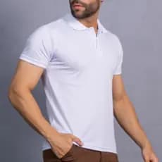 Camisa Gola Polo Masculina Camiseta Uniforme Para Bordar Casual e Estilosa