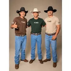 Kit 3 Camiseta Country Masculina Algodão Premium Txc Rodeio Cavalgada Cowboy Agro Vaquejada
