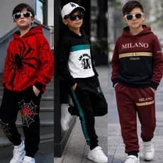 Conjunto Infantil Menino Calça e Casaco Quentinho Inverno Masculino 2 ao 12 Anos