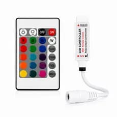 Apenas Controle Remoto 24 Teclas P/ Fita Led Rgb 5050,3528.