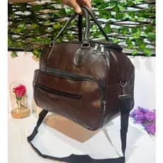 Mala Bolsa De Mão Extra Grande De Viagem Couro Ecológico #15047