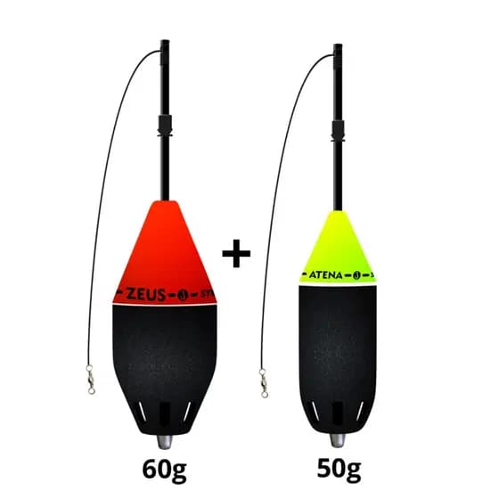 Kit 2 boias cevadeiras 60g e 50g Storny - para pesqueiro