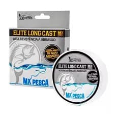 Linha Elite Long Cast 300m - Transparente - MX Pesca