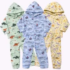 Kit 6 Peças de Roupas Infantil Bebê Inverno Soft Menino e Menina (3 Conjuntos)
