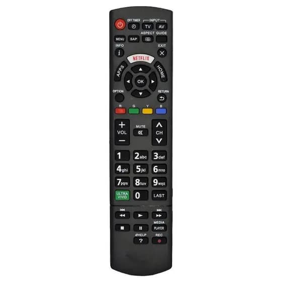 Controle Remoto Para Tv Panasonic Lcd / Led Smart com Netflix - 7514