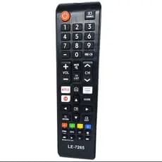 Controle Remoto Para Tv Samsung 4k Smart / Netflix / Prime Video (le-7265)