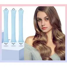 Modelador De Cabelo Sem Calor, Hastes Flexíveis Com Gancho, Haste De Ondulação Sem Calor Para Todos