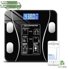 Balança Titanium Digital Bioimpedância Bluetooth Cor Preto