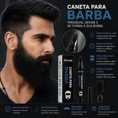 Hot Kit de Caneta de Enchimento para Barba Masculina à Prova d'Água