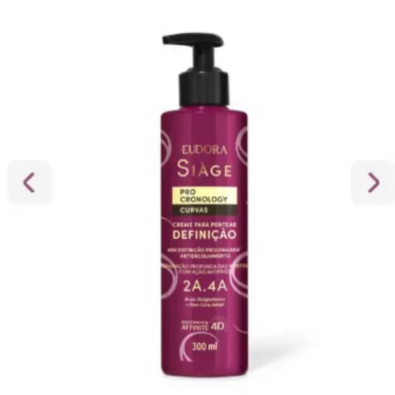 Creme para Pentear Definição Siàge Pro Cronology Curvas 300ml