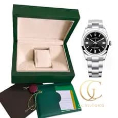 Case Estojo Relógio Para Viagem + Relógio Oysterdate Silvery President