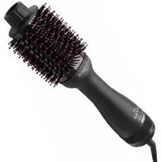 Escova Secadora Profissional ou Casa 1300W Ceramic Íon Anti Frizz Efeito Salão Liso Brilho Alisar Modeladora  Sedoso