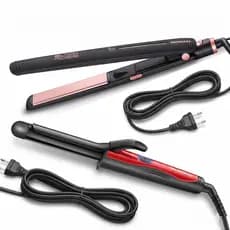 Chapinha Prancha P-27 Alisadora Progressiva Modela Cacheador Em-12 Modelador Baby Cerâmica Sem Frizz Brilho Natural