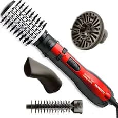 Escova Rotativa De Cabelo Mondial ER-09 Alisadora Secadora DIfusor De Cachos Cacheia 1200W 5 em1 Ar Frio Quente