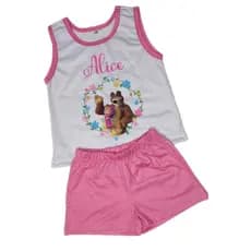 Pijama Masha e o urso, pijama personalizado, presente criança