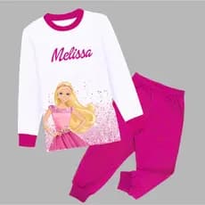 Pijama Barbie, pijama longo infantil barbie
