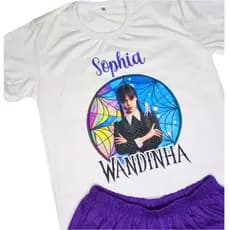 Pijama Wandinha Família Adams Infantil